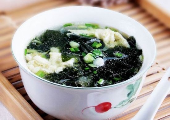 裙带菜蛋花汤