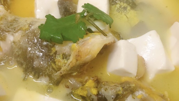 黄骨鱼豆腐汤这样做，汤白味鲜肉嫩