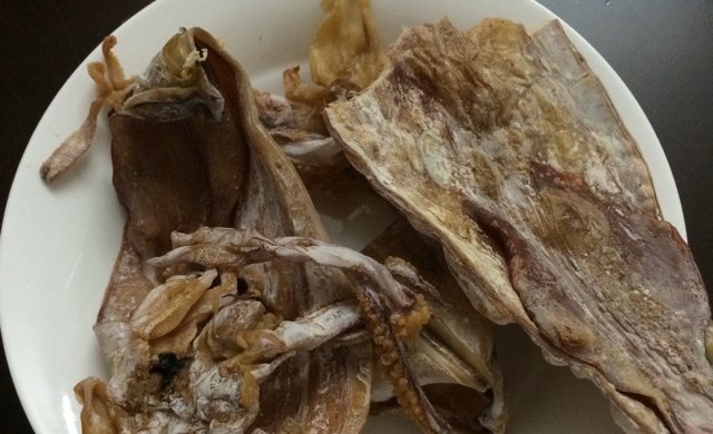 烤干鱿鱼