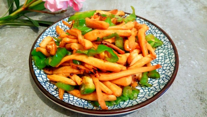 尖椒炒鱿鱼