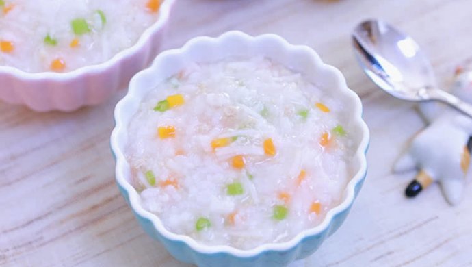 干贝瘦肉蔬菜粥 宝宝辅食食谱