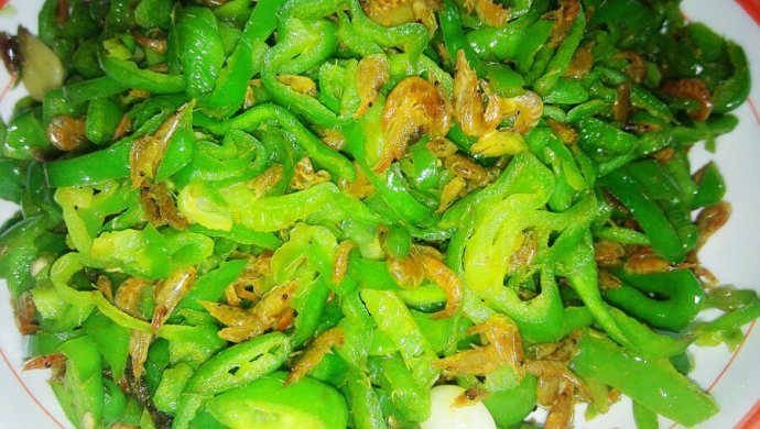 小干虾炒辣椒
