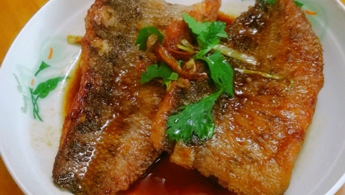香煎黑鱼（美食可以很简单）