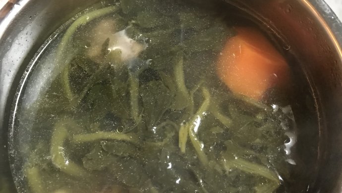 西洋菜?肾猪骨汤