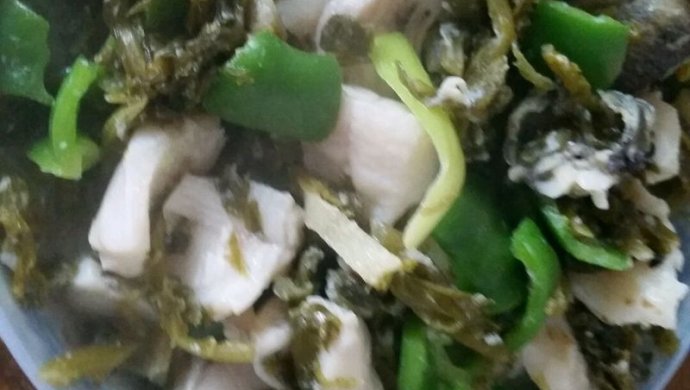 雪菜黑鱼片
