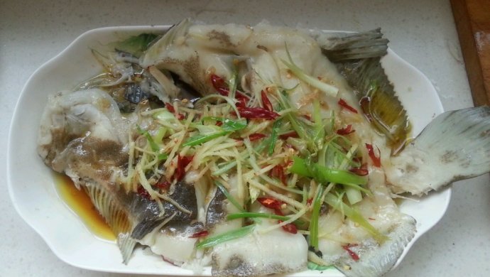 清蒸多宝鱼