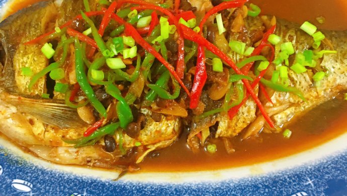 豆豉烧鳊鱼