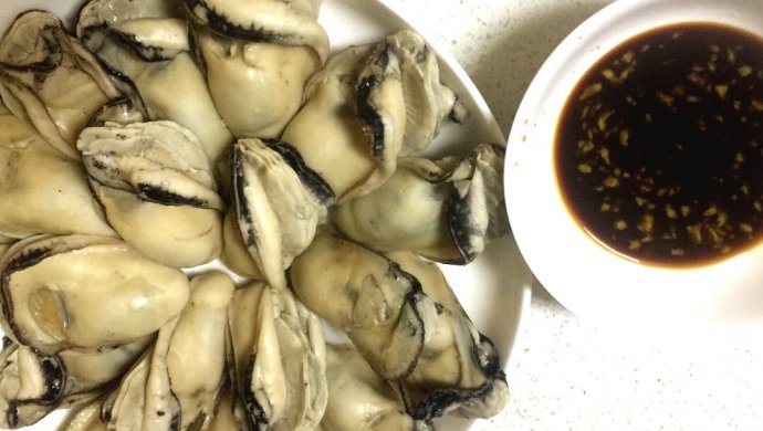 白灼鲜蚝