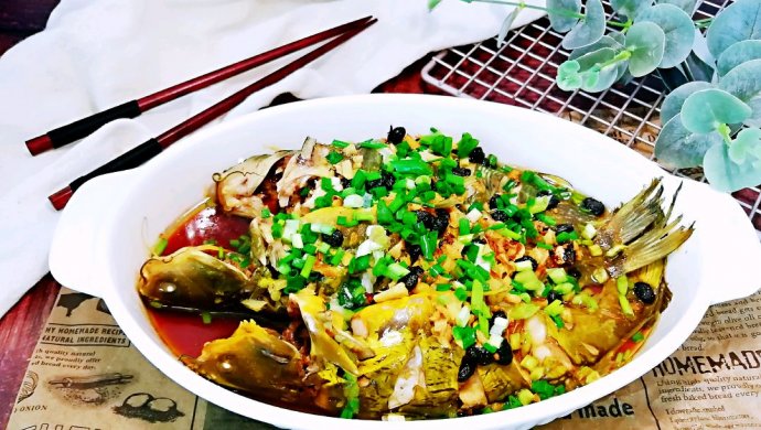 豆鼓蒸黄骨鱼