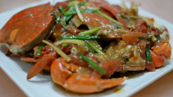姜葱炒肉蟹