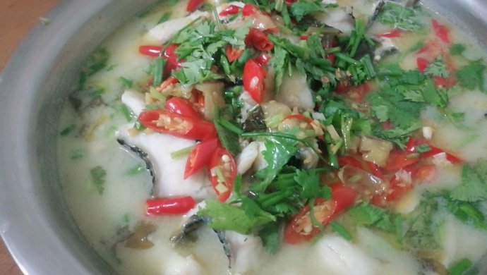 酸菜鱼片(黑鱼)