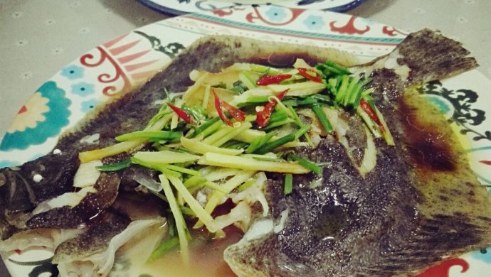 清蒸多宝鱼