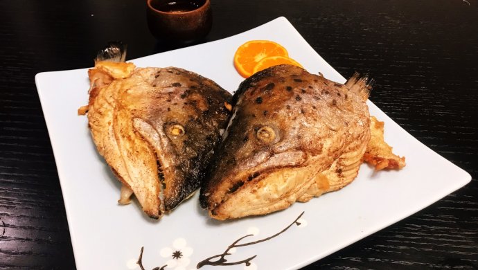 香煎三文鱼头