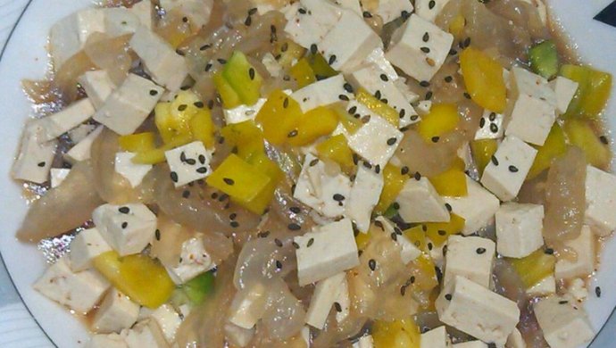 豆腐伴海蛰