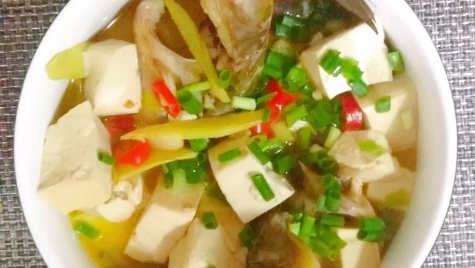 黄骨鱼豆腐美味汤