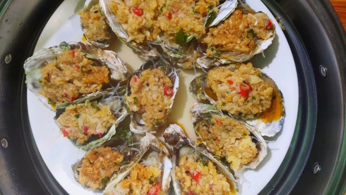 家常蒜蓉粉丝生蚝（牡蛎）