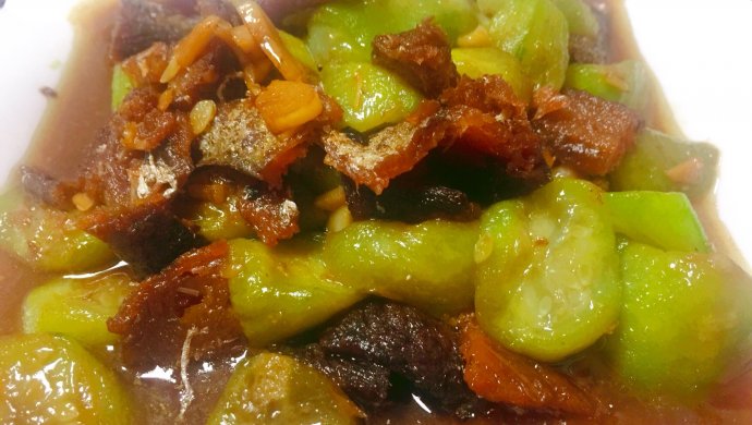 豆豉鲮鱼烧丝瓜