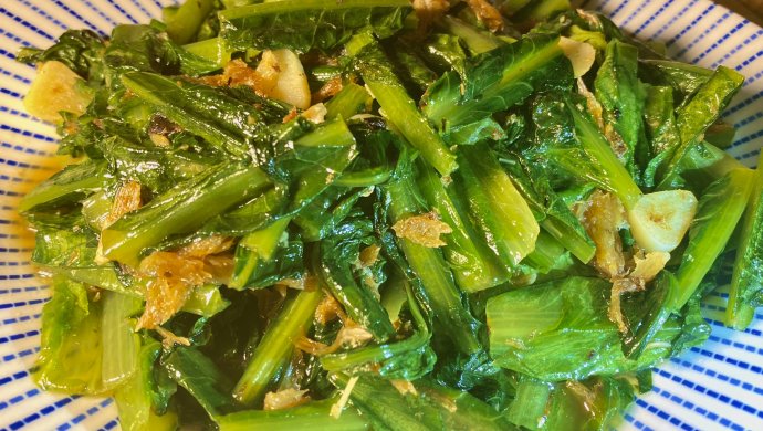 巨下饭的鲮鱼炒麦菜