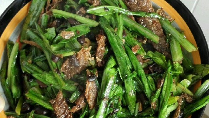豆豉鲮鱼油麦菜