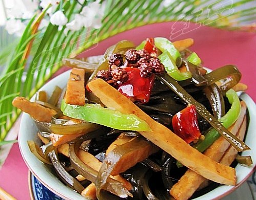 麻辣香干海带丝