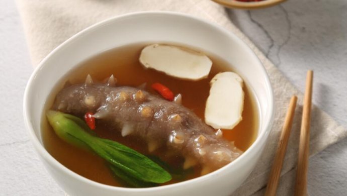 松茸炖海参
