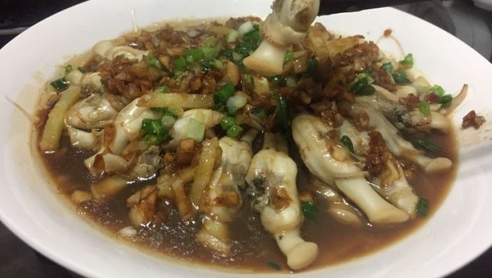 清蒸蒜蓉蛏子