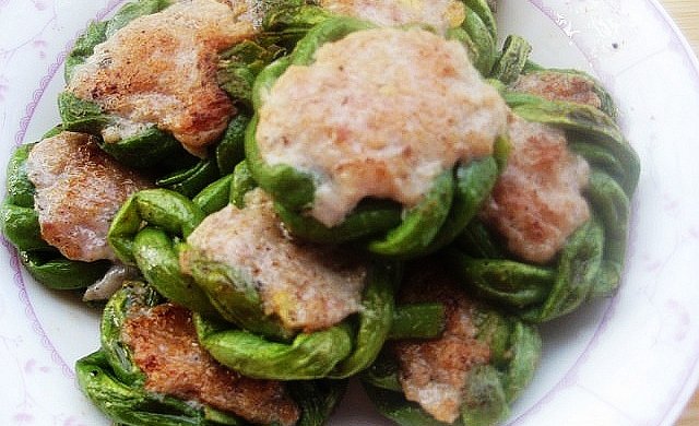 鲮鱼滑酿豆角