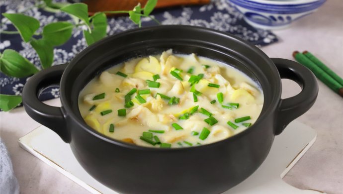 鲜美嫩滑营养丰富的豆浆黑鱼锅