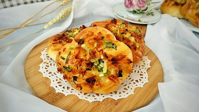 香葱海苔肉松面包