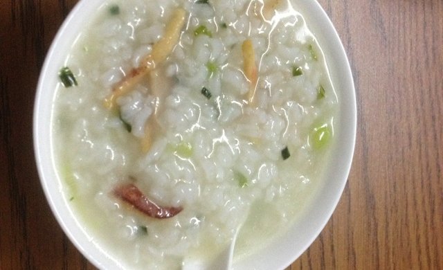 鱿鱼干香蒜粥