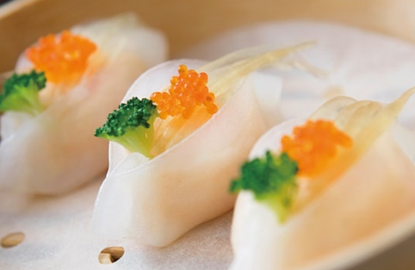 蟹籽鱼翅饺