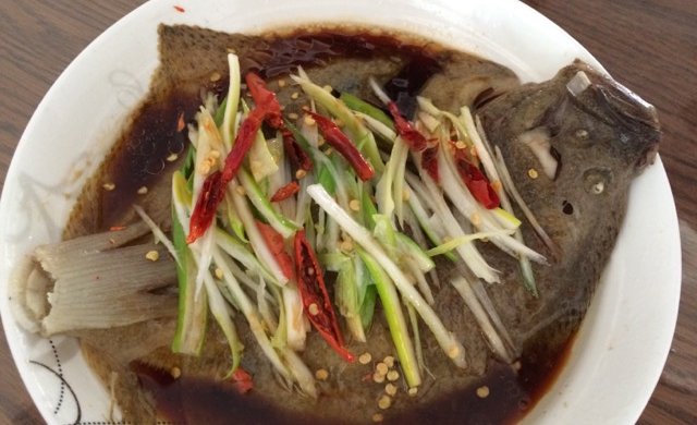 清蒸多宝鱼