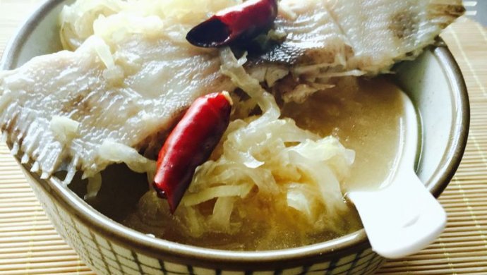 东北酸菜炖多宝鱼（独家）