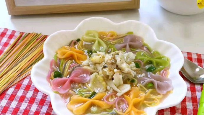 黄骨鱼蔬菜面