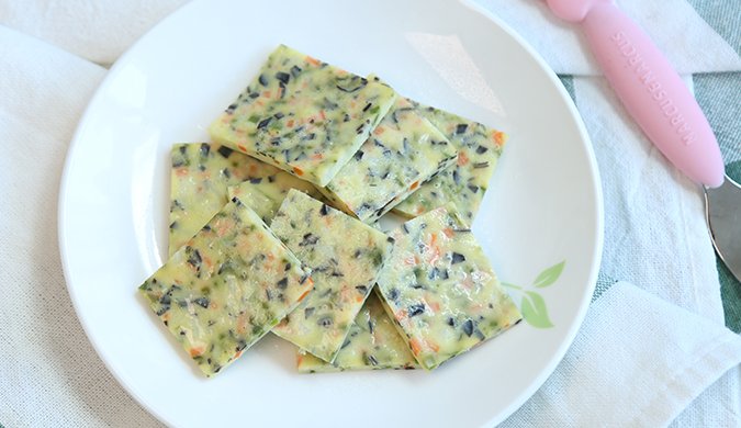 银鱼蔬菜饼 宝宝辅食微课堂