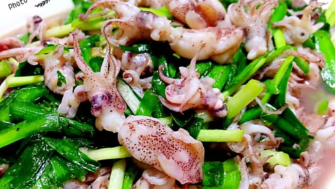韭菜炒海兔