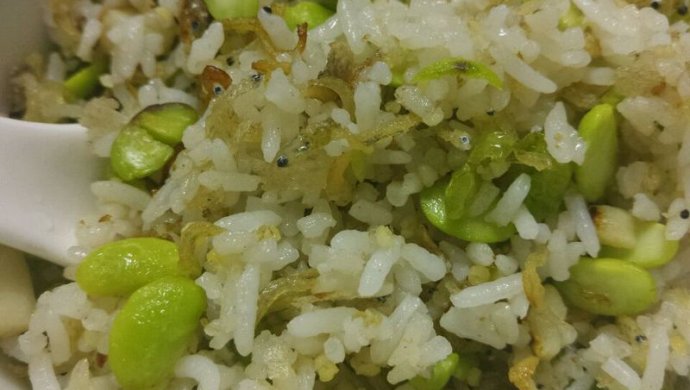 丁香鱼炒毛豆