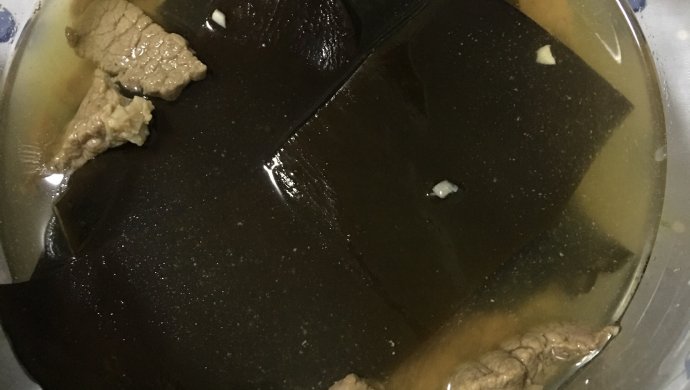鲜美海带汤(海带?牛肉)