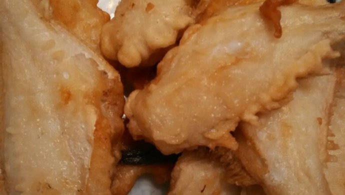 油炸小扒皮鱼