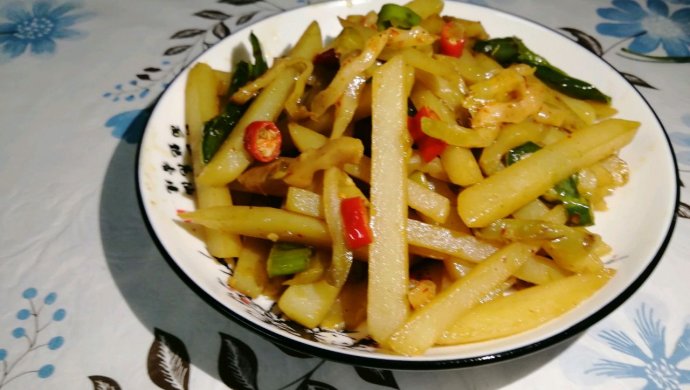 土豆炒乌江榨菜