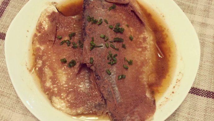 虾酱蒸鲥鱼