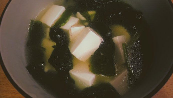 韩式海带豆腐汤?