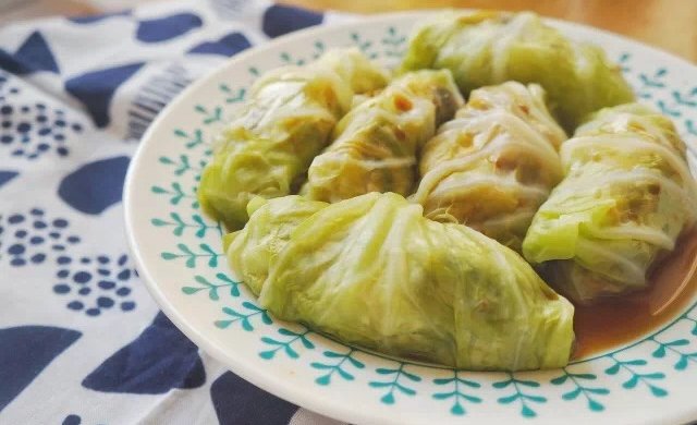 白菜螺肉卷