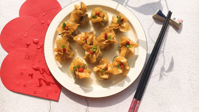 西洋菜云耳肉丸饺