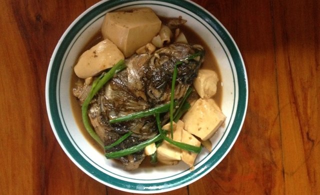 胖头鱼烧豆腐