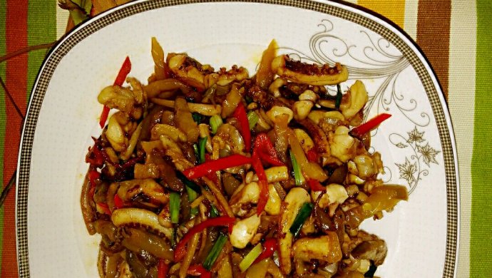 榨菜鱿鱼须一乌江榨菜