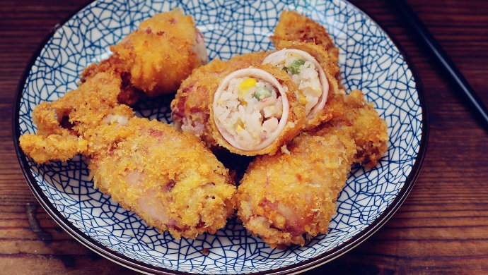 炸鱿鱼包饭