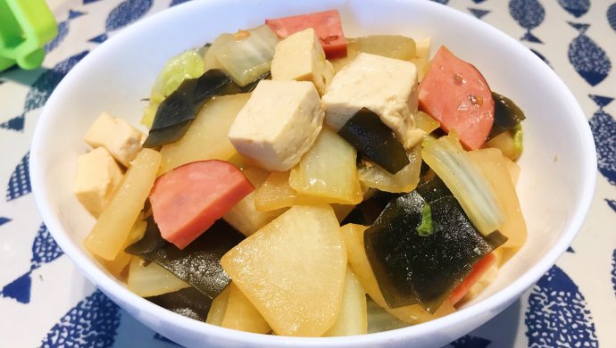 家常但好味――白菜萝卜烧海带