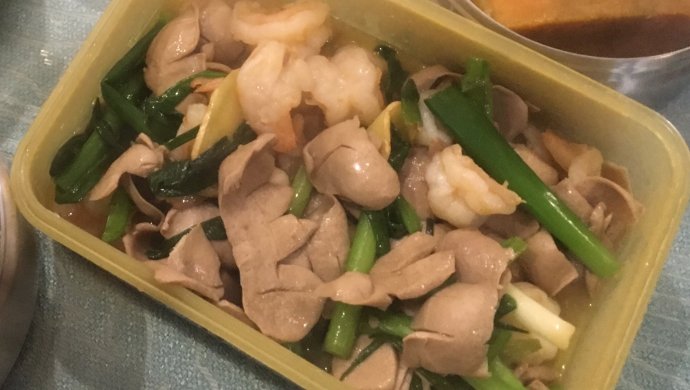 虾仁炒腰片