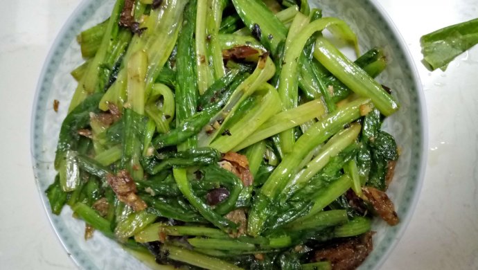 豆豉鲮鱼油麦菜